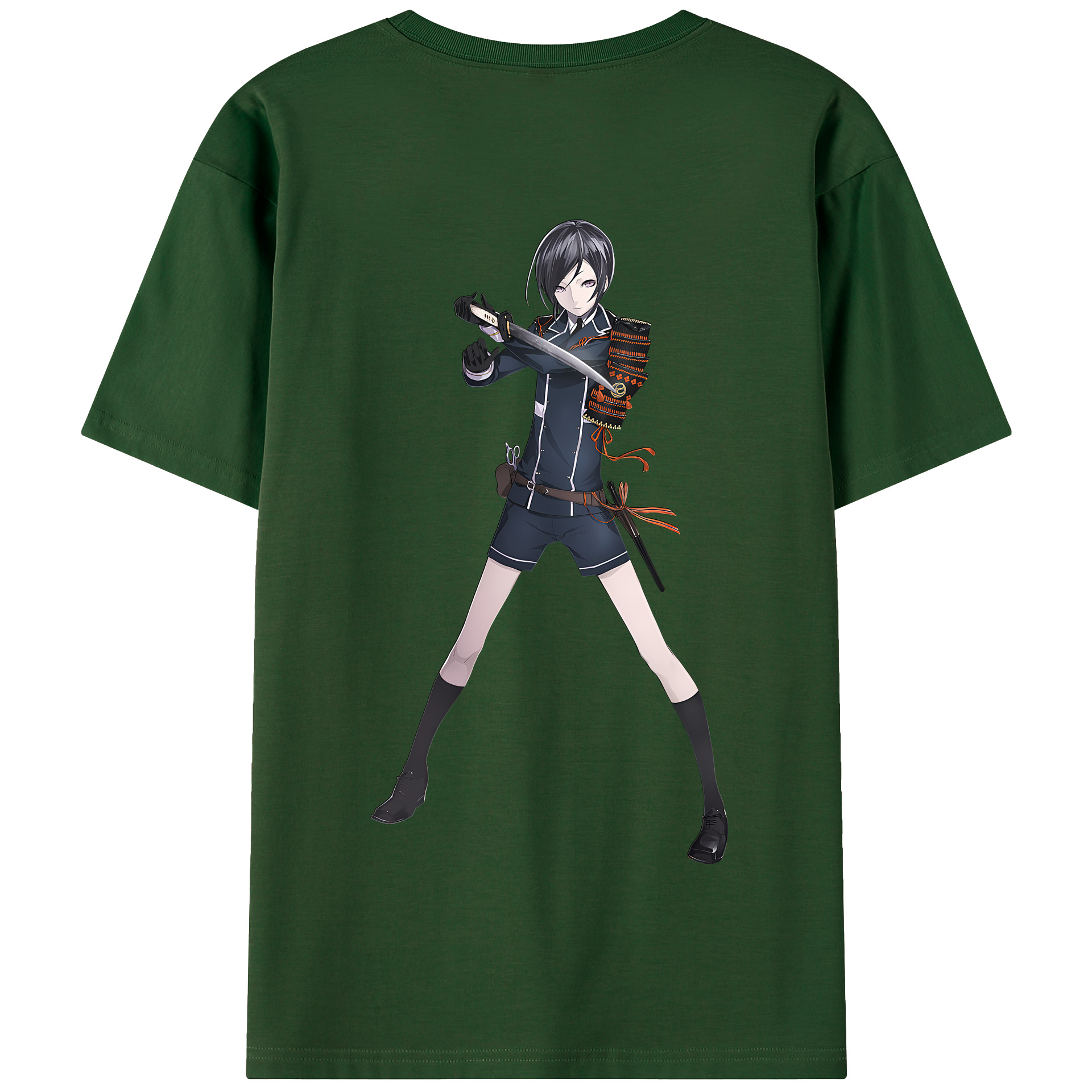 （画像用） 刀剣乱舞 Touken Ranbu 綿100％半袖Tシャツ（背面プリント）